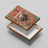 Rottweiler Christmas Canvas Wall Art Merry Woofmas - Wonder Print Shop