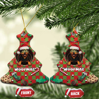 Rottweiler Christmas Ceramic Ornament Merry Woofmas - Wonder Print Shop