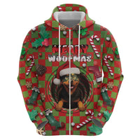 Rottweiler Christmas Hoodie Merry Woofmas - Wonder Print Shop