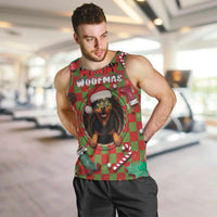 Rottweiler Christmas Men Tank Top Merry Woofmas - Wonder Print Shop