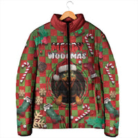 Rottweiler Christmas Padded Jacket Merry Woofmas - Wonder Print Shop