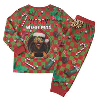 Rottweiler Christmas Pajama Set Merry Woofmas - Wonder Print Shop