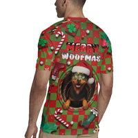 Rottweiler Christmas Rugby Jersey Merry Woofmas - Wonder Print Shop