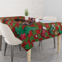 Rottweiler Christmas Tablecloth Merry Woofmas - Wonder Print Shop