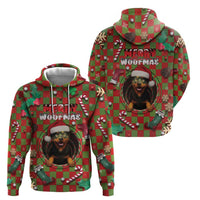 Rottweiler Christmas Zip Hoodie Merry Woofmas - Wonder Print Shop