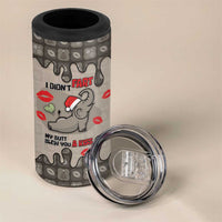 Elephant Christmas 4 in 1 Can Cooler Tumbler I Did Not Fart My Butt Blew You A Kiss - Wonder Print Shop