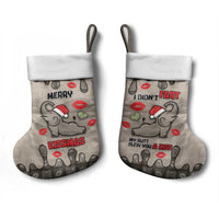 Elephant Christmas Stocking I Did Not Fart My Butt Blew You A Kiss - Wonder Print Shop