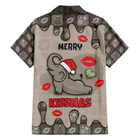 Elephant Christmas Family Matching Off The Shoulder Long Sleeve Dress and Hawaiian Shirt I Did Not Fart My Butt Blew You A Kiss - Wonder Print Shop