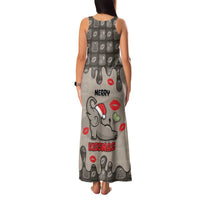 Elephant Christmas Family Matching Tank Maxi Dress and Hawaiian Shirt I Did Not Fart My Butt Blew You A Kiss - Wonder Print Shop