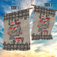 Elephant Christmas Garden Flag I Did Not Fart My Butt Blew You A Kiss - Wonder Print Shop