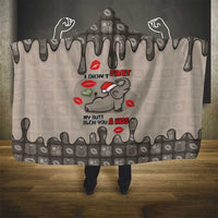 Elephant Christmas Hooded Blanket I Did Not Fart My Butt Blew You A Kiss - Wonder Print Shop