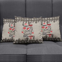 Elephant Christmas Pillow Cover I Did Not Fart My Butt Blew You A Kiss - Wonder Print Shop