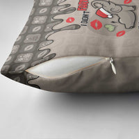 Elephant Christmas Pillow Cover I Did Not Fart My Butt Blew You A Kiss - Wonder Print Shop