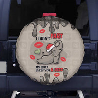 Elephant Christmas Spare Tire Cover I Did Not Fart My Butt Blew You A Kiss - Wonder Print Shop