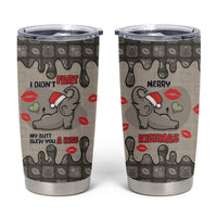 Elephant Christmas Tumbler Cup I Did Not Fart My Butt Blew You A Kiss - Wonder Print Shop