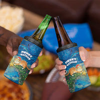 Merry Catmas 4 in 1 Can Cooler Tumbler Cat Hanging On Xmas Tree - Wonder Print Shop