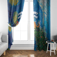 Merry Catmas Window Curtain Cat Hanging On Xmas Tree - Wonder Print Shop