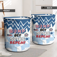 USA Volleyball Laundry Basket Bump Set Spike Repeat
