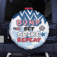 USA Volleyball Spare Tire Cover Bump Set Spike Repeat