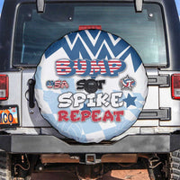 USA Volleyball Spare Tire Cover Bump Set Spike Repeat