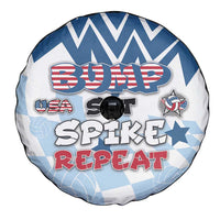USA Volleyball Spare Tire Cover Bump Set Spike Repeat