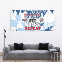 USA Volleyball Tapestry Bump Set Spike Repeat