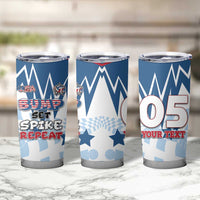 Custom USA Volleyball Tumbler Cup Bump Set Spike Repeat