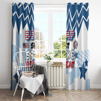 USA Volleyball Window Curtain Bump Set Spike Repeat