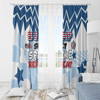 USA Volleyball Window Curtain Bump Set Spike Repeat