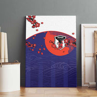 Japan Football Canvas Wall Art Minimalist Floral Great Wave Ukiyo-e Style