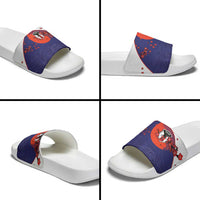 Japan Football Slide Sandals Minimalist Floral Great Wave Ukiyo-e Style