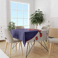 Japan Football Tablecloth Minimalist Floral Great Wave Ukiyo-e Style