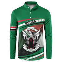 Sudan Button Sweatshirt Victory Is Ours - Wonder Print Shop