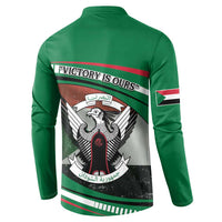 Sudan Button Sweatshirt Victory Is Ours - Wonder Print Shop