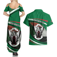 Sudan Couples Matching Summer Maxi Dress and Hawaiian Shirt Victory Is Ours - Wonder Print Shop