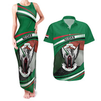 Sudan Couples Matching Tank Maxi Dress and Hawaiian Shirt Victory Is Ours - Wonder Print Shop
