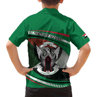 Sudan Family Matching Tank Maxi Dress and Hawaiian Shirt Victory Is Ours - Wonder Print Shop