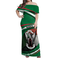 Sudan Off Shoulder Maxi Dress Victory Is Ours - Wonder Print Shop