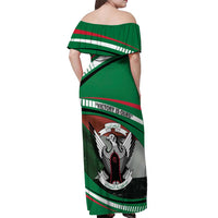 Sudan Off Shoulder Maxi Dress Victory Is Ours - Wonder Print Shop