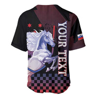 Personalized Slovenia Baseball Jersey The Lipizzaner Horse - Wonder Print Shop