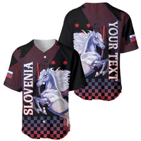 Personalized Slovenia Baseball Jersey The Lipizzaner Horse - Wonder Print Shop
