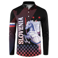 Personalized Slovenia Button Sweatshirt The Lipizzaner Horse - Wonder Print Shop