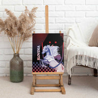 Slovenia Canvas Wall Art The Lipizzaner Horse - Wonder Print Shop