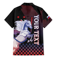 Personalized Slovenia Family Matching Mermaid Dress and Hawaiian Shirt The Lipizzaner Horse - Wonder Print Shop