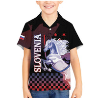 Personalized Slovenia Family Matching Mermaid Dress and Hawaiian Shirt The Lipizzaner Horse - Wonder Print Shop