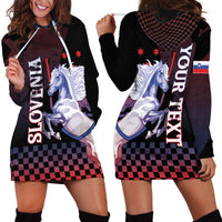 Personalized Slovenia Hoodie Dress The Lipizzaner Horse - Wonder Print Shop