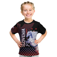 Personalized Slovenia Kid T Shirt The Lipizzaner Horse - Wonder Print Shop