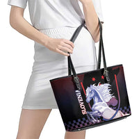 Slovenia Leather Tote Bag The Lipizzaner Horse - Wonder Print Shop