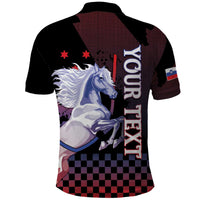 Personalized Slovenia Polo Shirt The Lipizzaner Horse - Wonder Print Shop