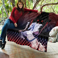 Slovenia Quilt The Lipizzaner Horse - Wonder Print Shop